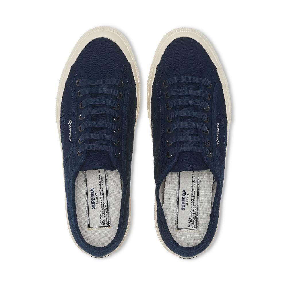 Superga 2750 OG HERRINGBONENAVY-OFF WHITE Saldi