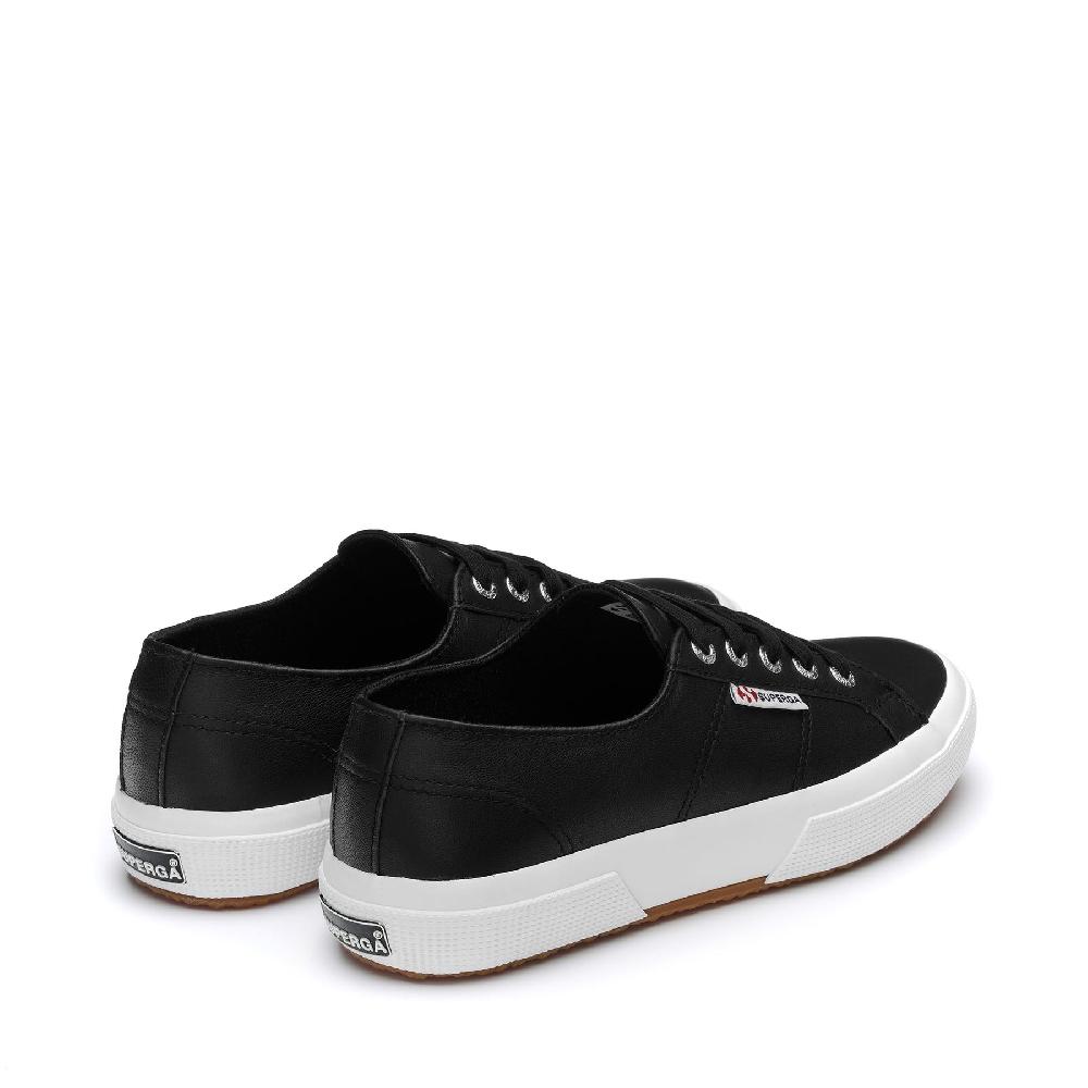 Superga 2750 NAPPABLACK-WHITE Vendita Calda