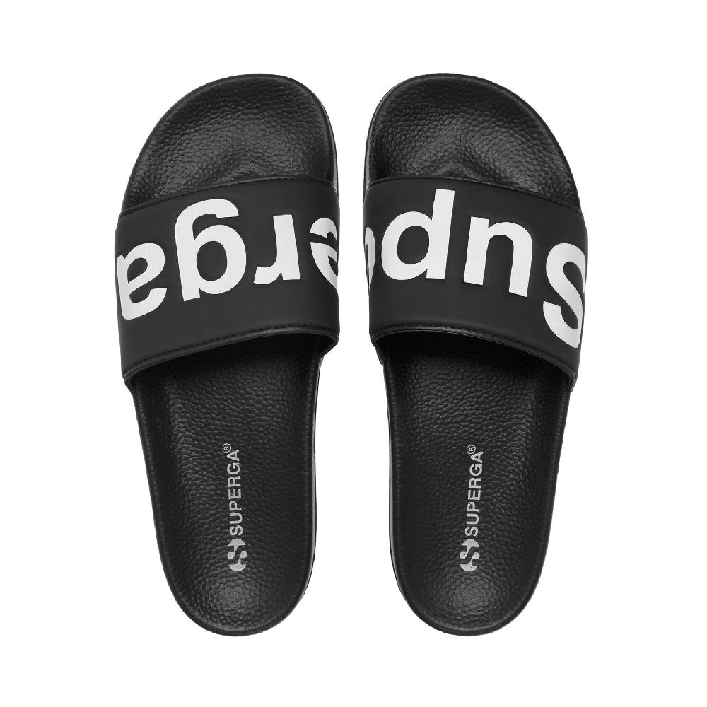 Superga 1908 SLIDES POLYSOFTBLACK-WHITE Negozio