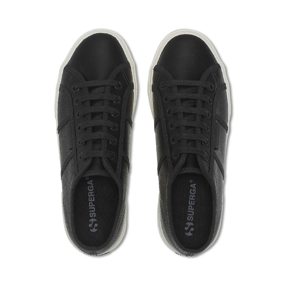 Superga 2740 PLATFORM TUMBLED LEATHERBLACK BRISTOL-FAVORIO Affare Del Giorno