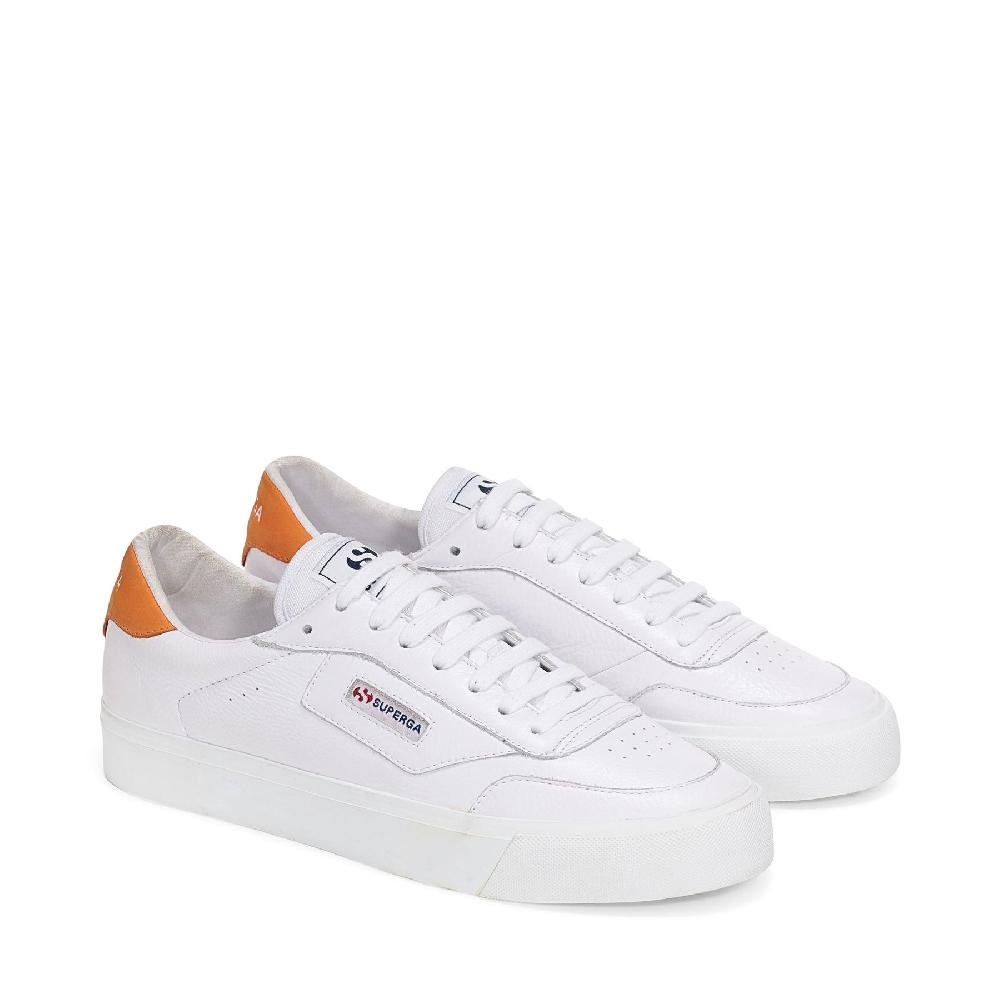Superga 3843 COURTWHITE-ORANGE Novità