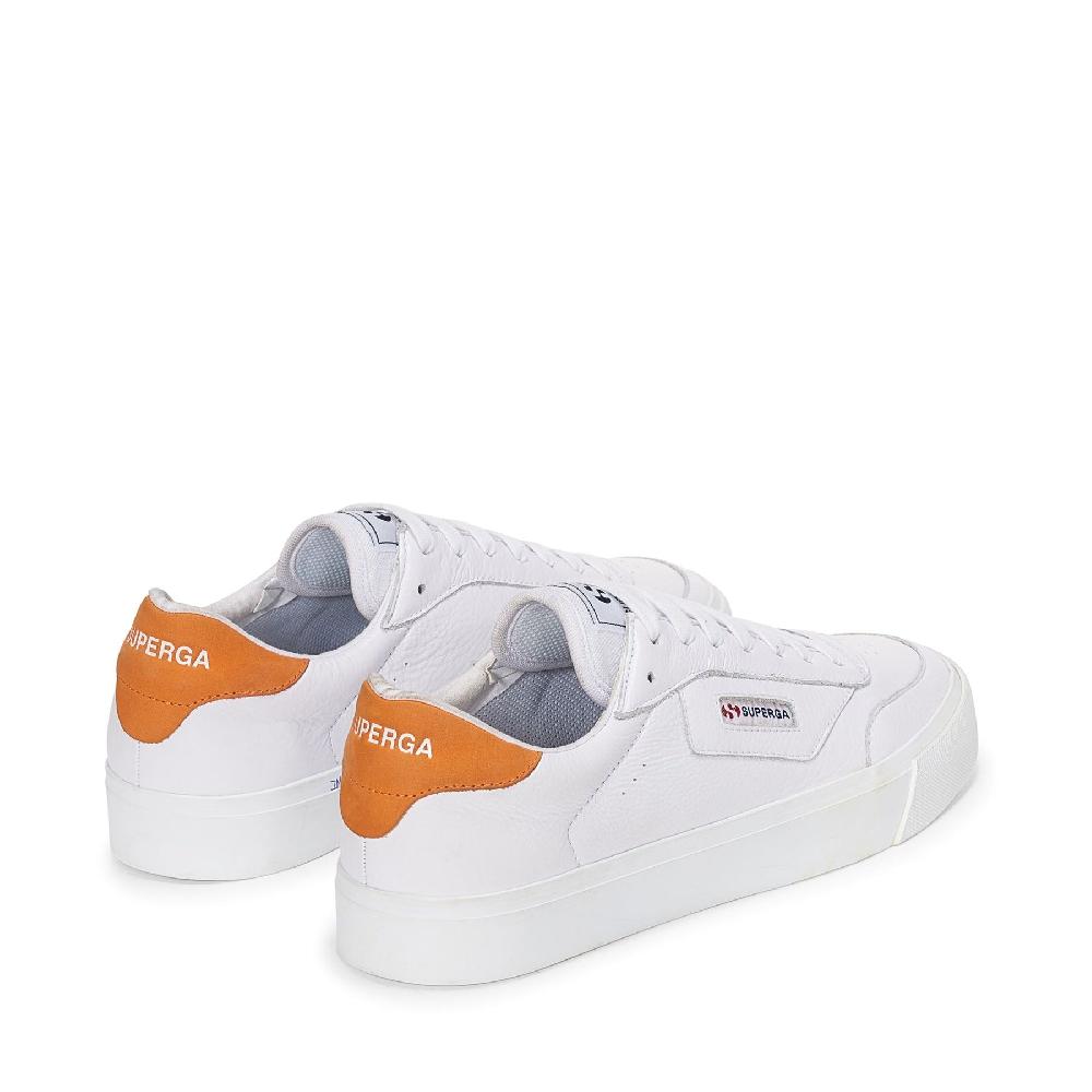 Superga 3843 COURTWHITE-ORANGE Novità