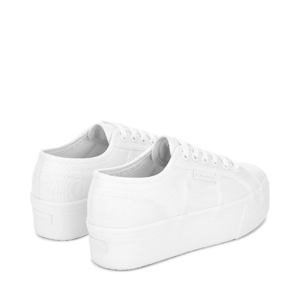 Superga 2790 PLATFORM LAMETOTAL WHITE Presa