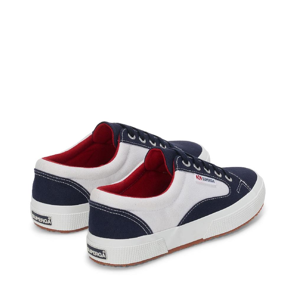 Superga 2750 BLOCKSWHITE-NAVY-RED Outlet