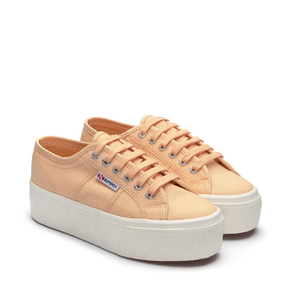 Superga 2790 PLATFORMORANGE APRICOT-F AVORIO Saldi