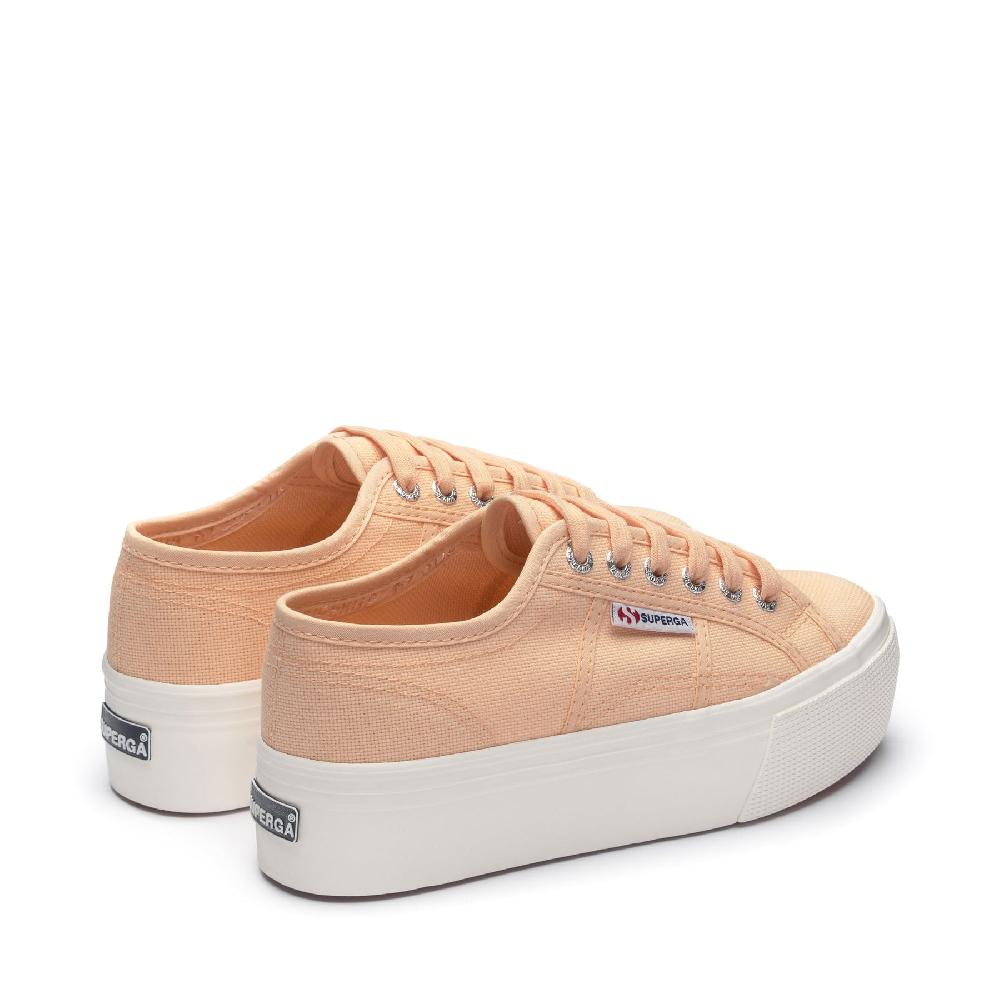 Superga 2790 PLATFORMORANGE APRICOT-F AVORIO Saldi