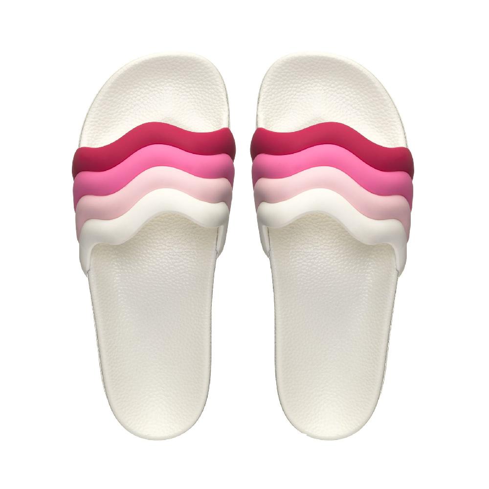 Superga 1908 SLIDES CURLY PADDED STRIPESWHITE-SHADED PINK Offerte