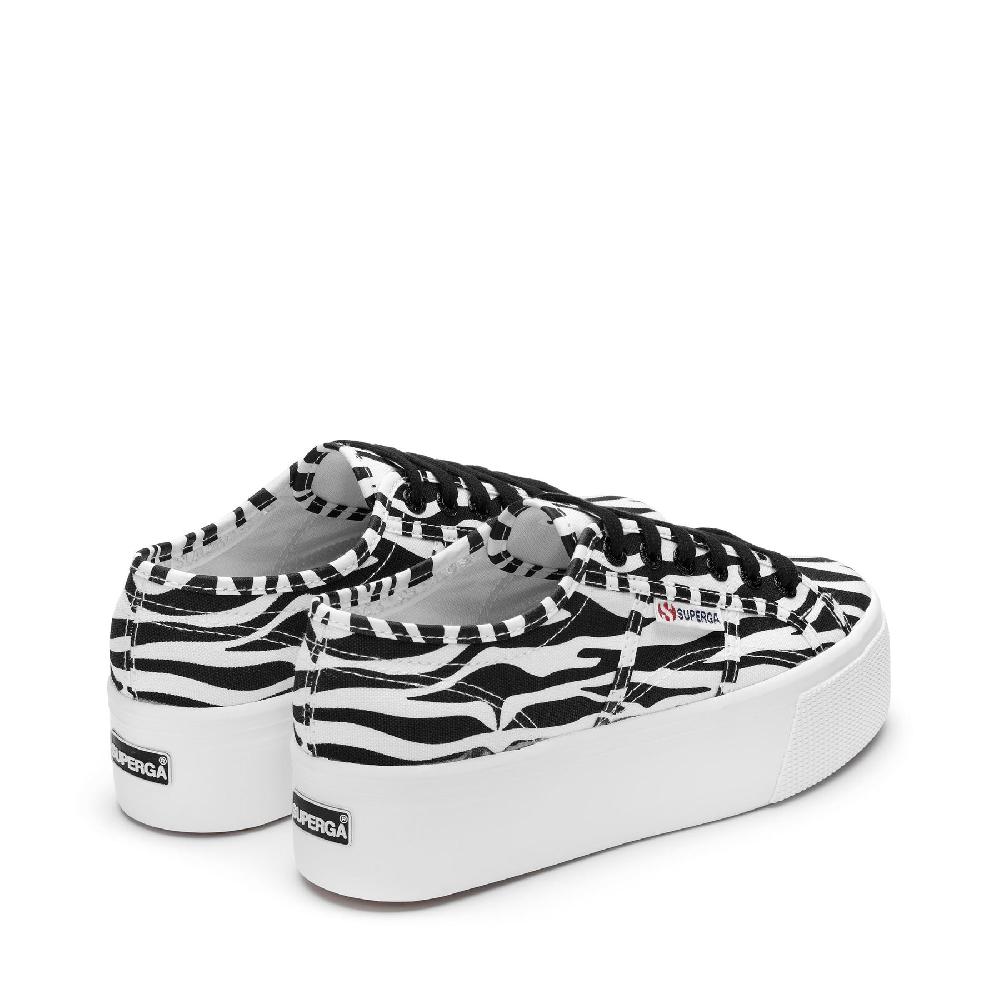 Superga 2790 PRINTBIG ZEBRA-WHITE BLACK Hotsell