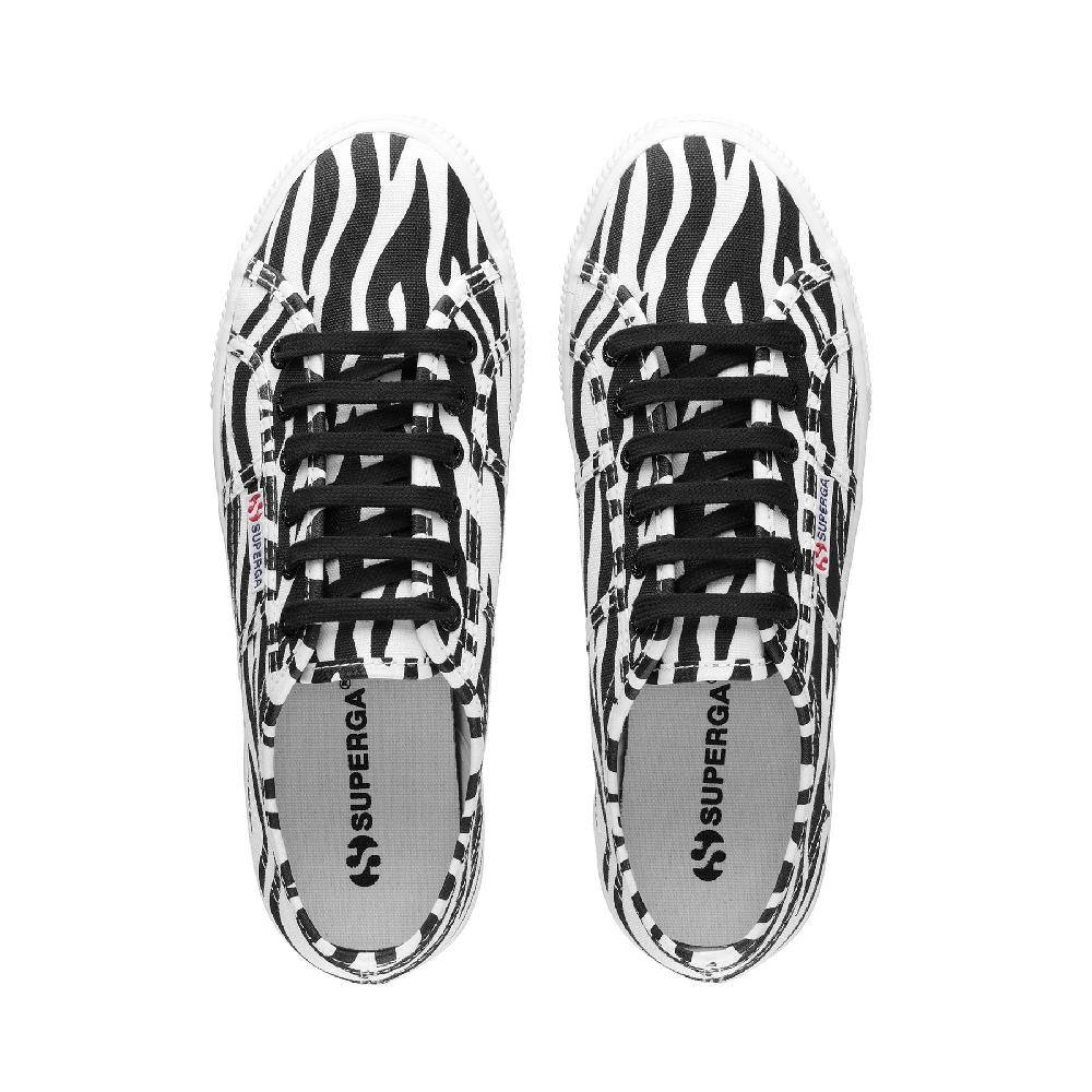Superga 2790 PRINTBIG ZEBRA-WHITE BLACK Hotsell