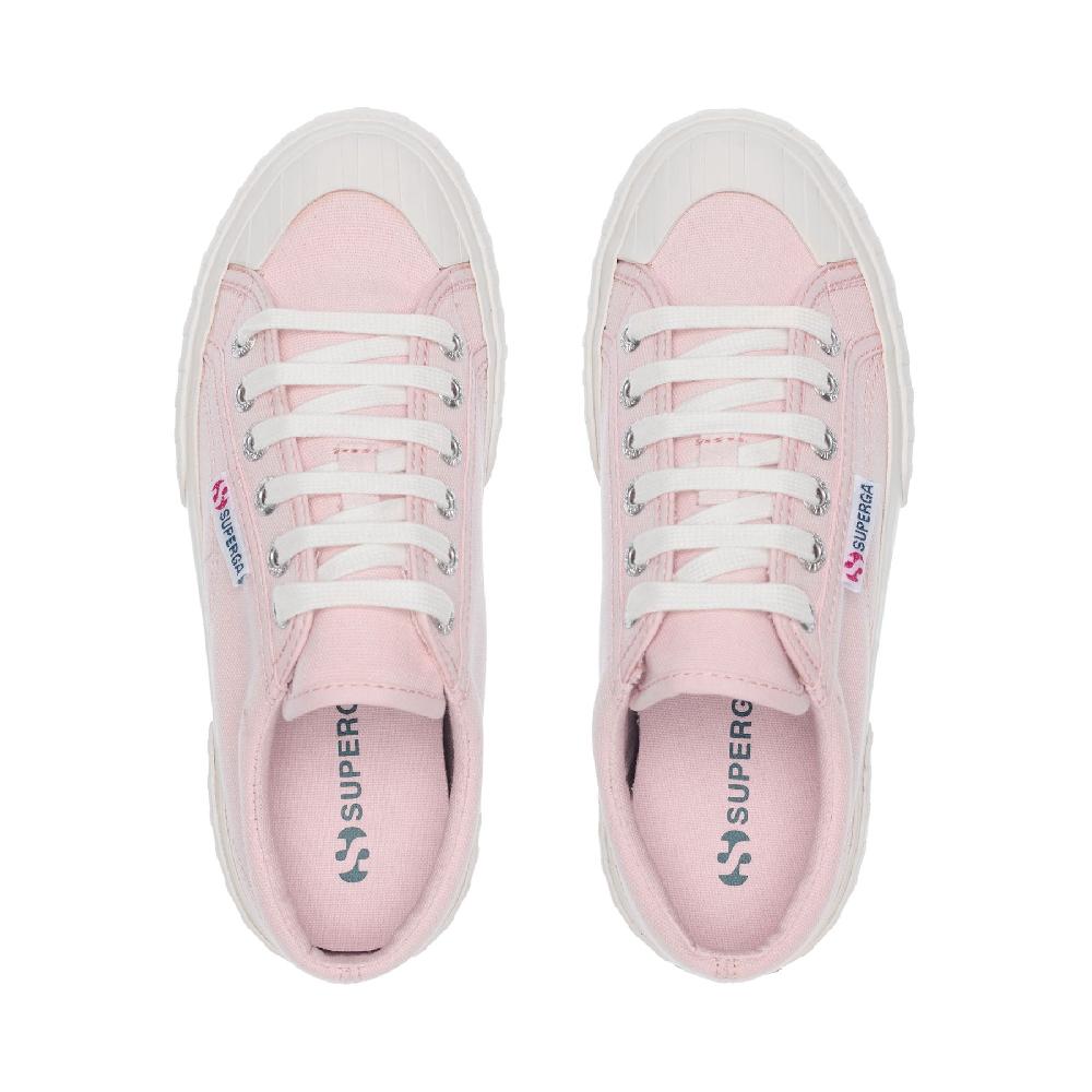Superga 2631 STRIPE PLATFORMPINK ISH-FAVORIO In Saldo