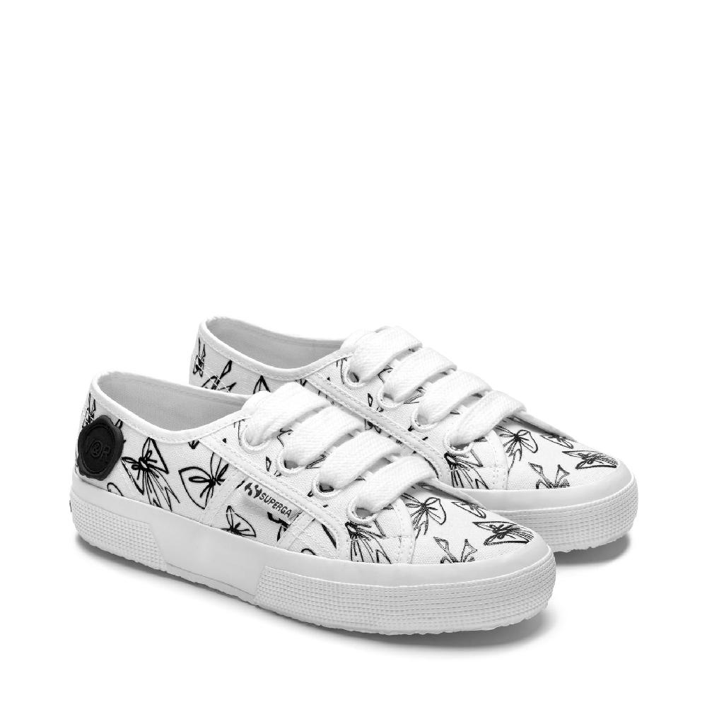 Superga 2750 PRINT BOWWHITE-BLACK Italia