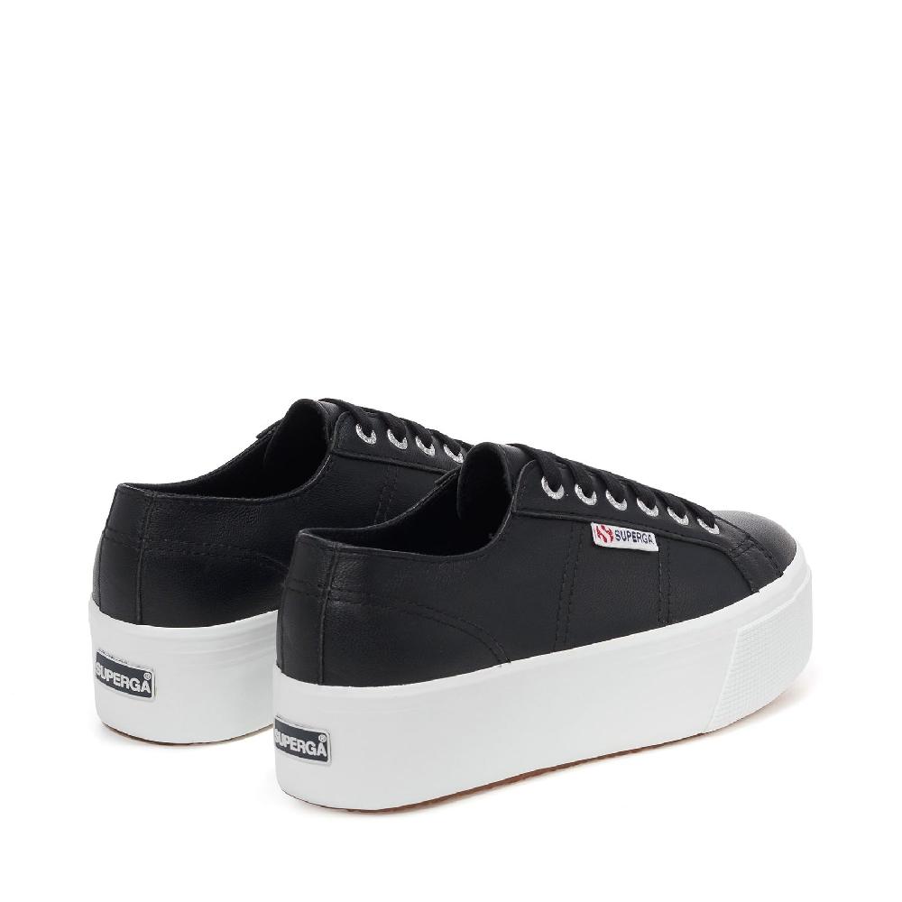 Superga 2790 NAPPABLACK-WHITE Negozi Online