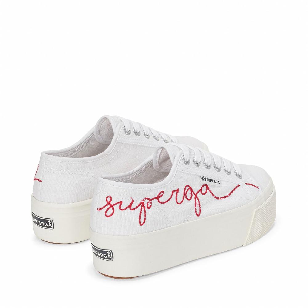 Superga 2790 RED EMBROIDERYWHITE-RED FLAME FAVORIO Novità