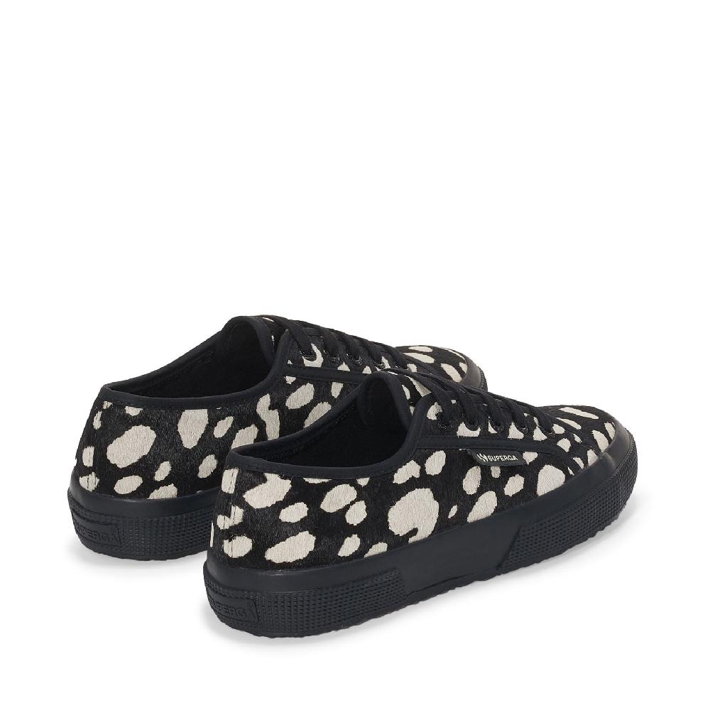 Superga 2750 DK DALMATIAN CALF HAIRBLACK-BEIGE Presa