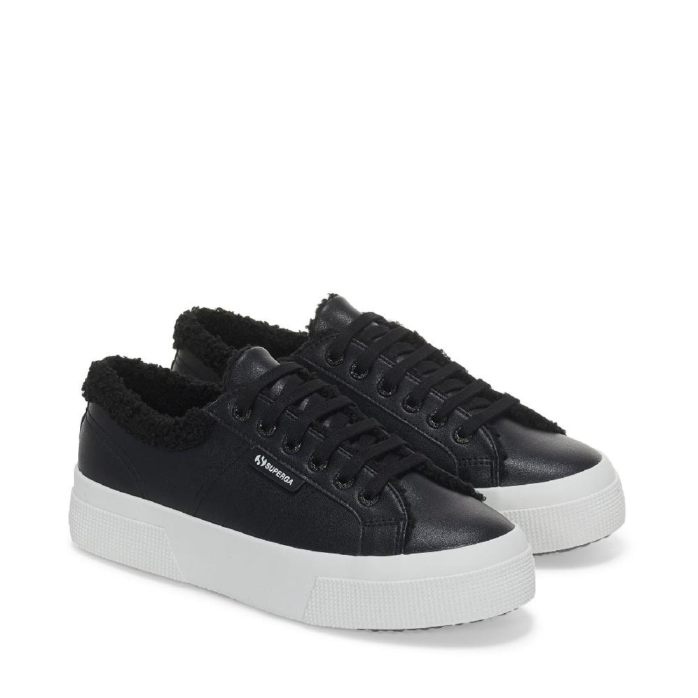 Superga 2740 PLATFORM VEGAN MATERIALBLACK Online