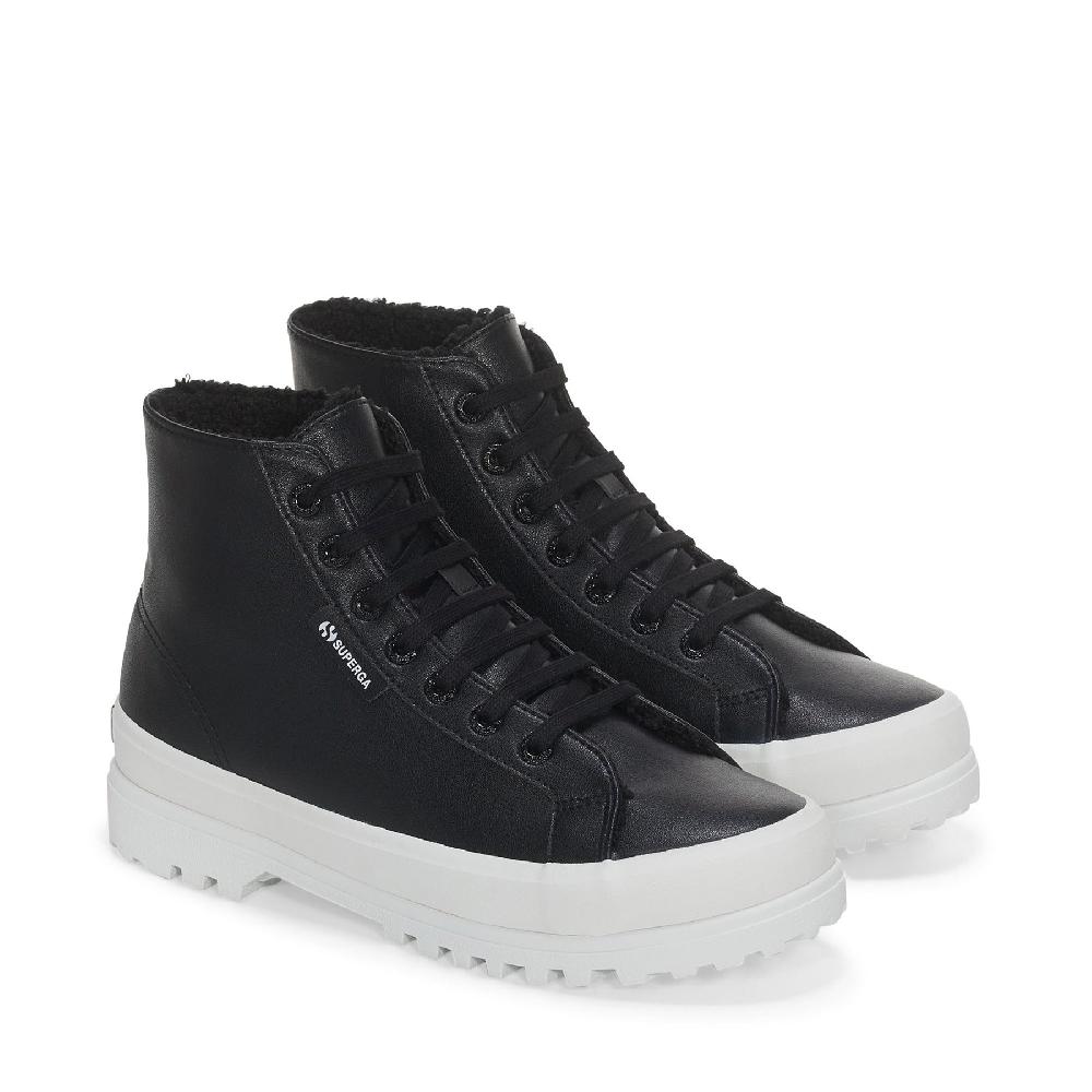 Superga 2341 ALPINA VEGAN MATERIALBLACK In Vendita