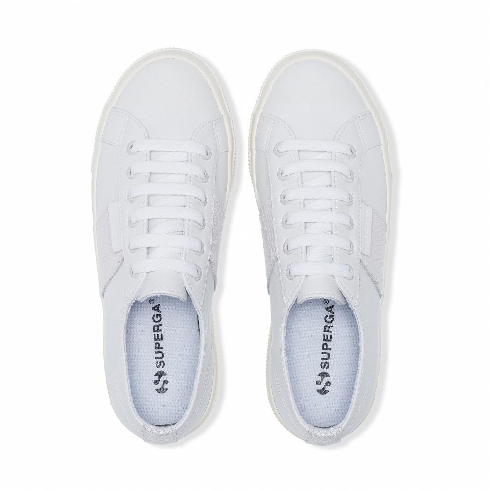 Superga 2740 PLATFORM SNAKEWHITE-SILVER-FAVORIO Saldi Di Fabbrica