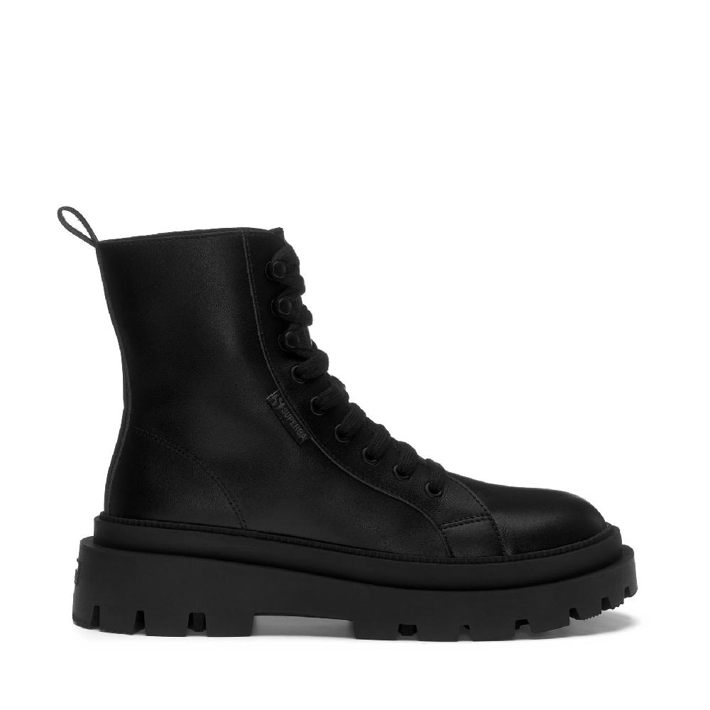 Superga 3051 ALPINA APEX HIGH VEGAN MATERIALTOTAL BLACK