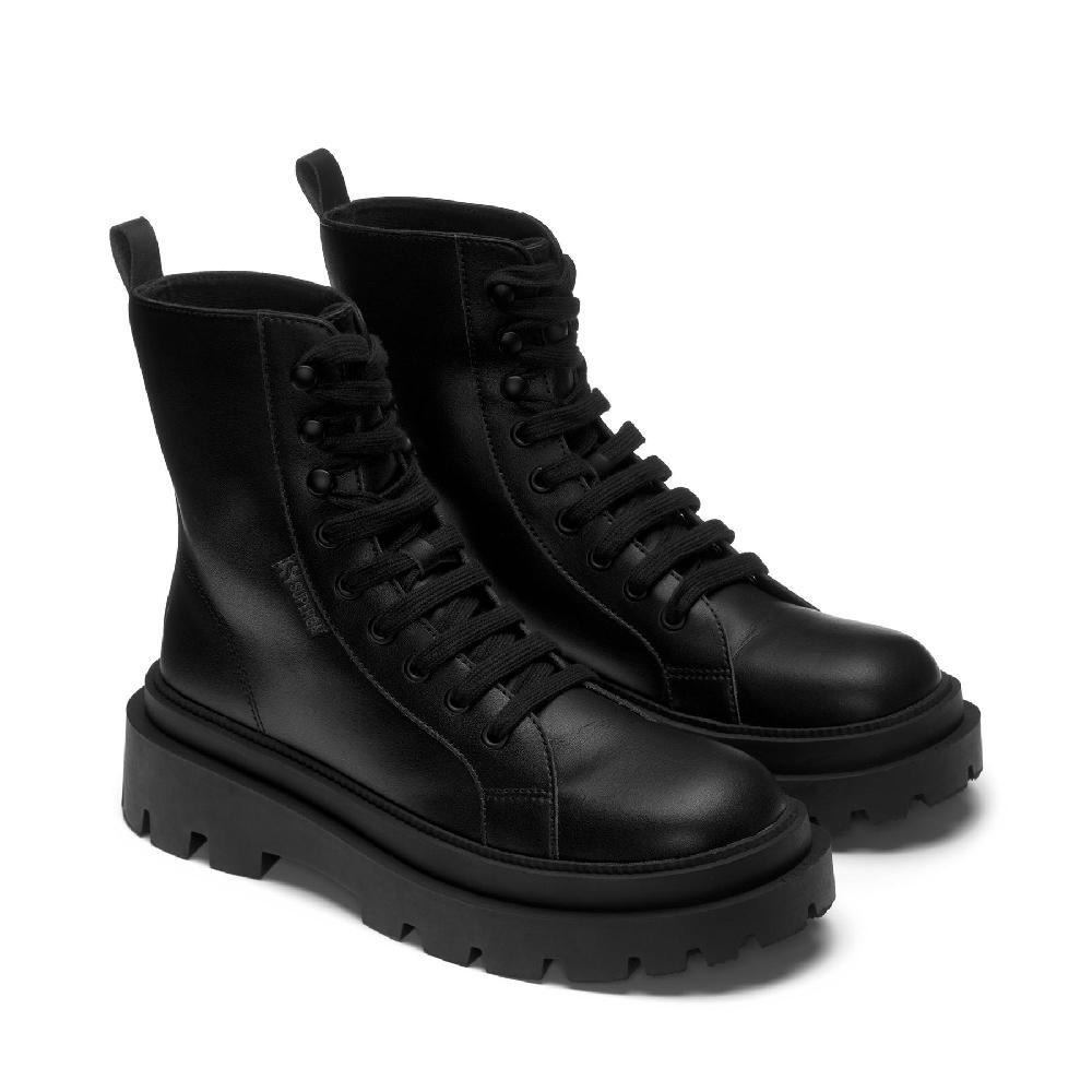 Superga 3051 ALPINA APEX HIGH VEGAN MATERIALTOTAL BLACK Vendita