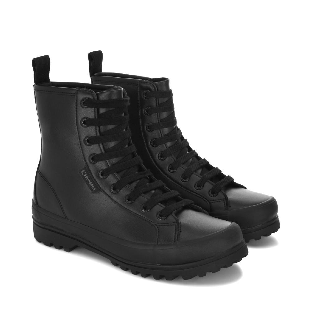 Superga 2643 ALPINA VEGAN MATERIALTOTAL BLACK Qualità Garantita