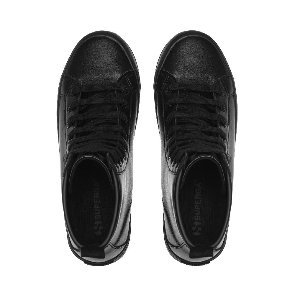 Superga 2643 ALPINA VEGAN MATERIALTOTAL BLACK Qualità Garantita