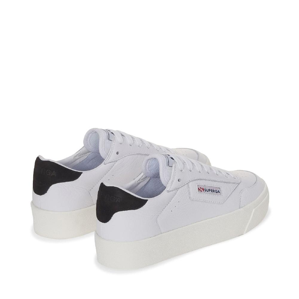 Superga 3854 COURT PLATFORMWHITE-BRISTOL BLACK-FAVORIO Negozi Online