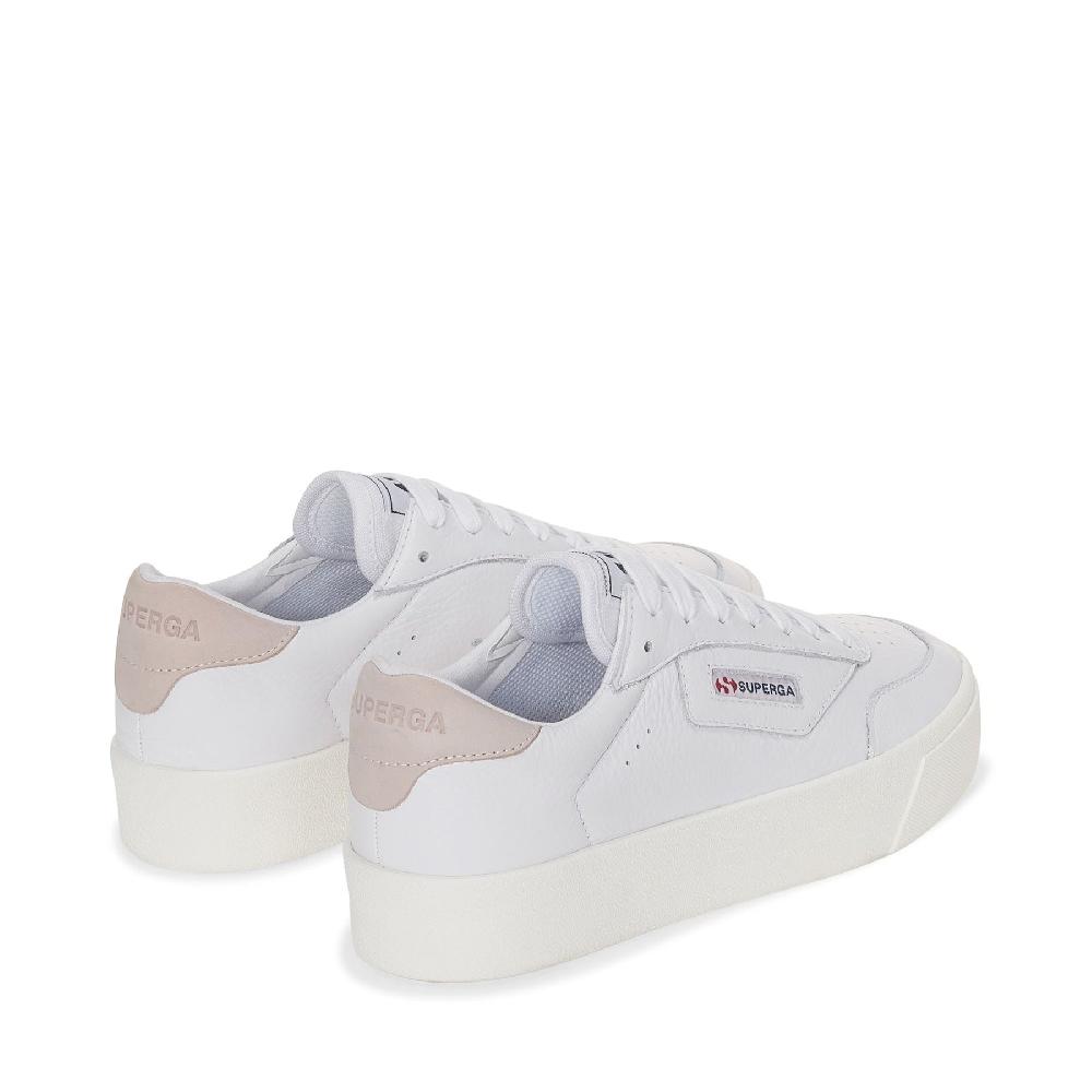 Superga 3854 COURT PLATFORMWHITE-VIOLET HUSHED-FAVORIO Acquista Ora