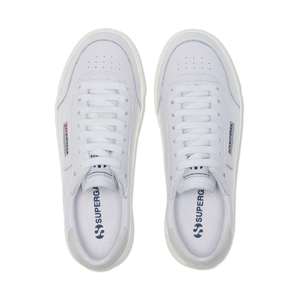 Superga 3854 COURT PLATFORMWHITE-FAVORIO Consegna Veloce