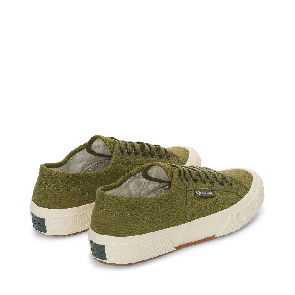 Superga 2750 OG HERRINGBONEGREEN-OFF WHITE Sconto di tempo limitato