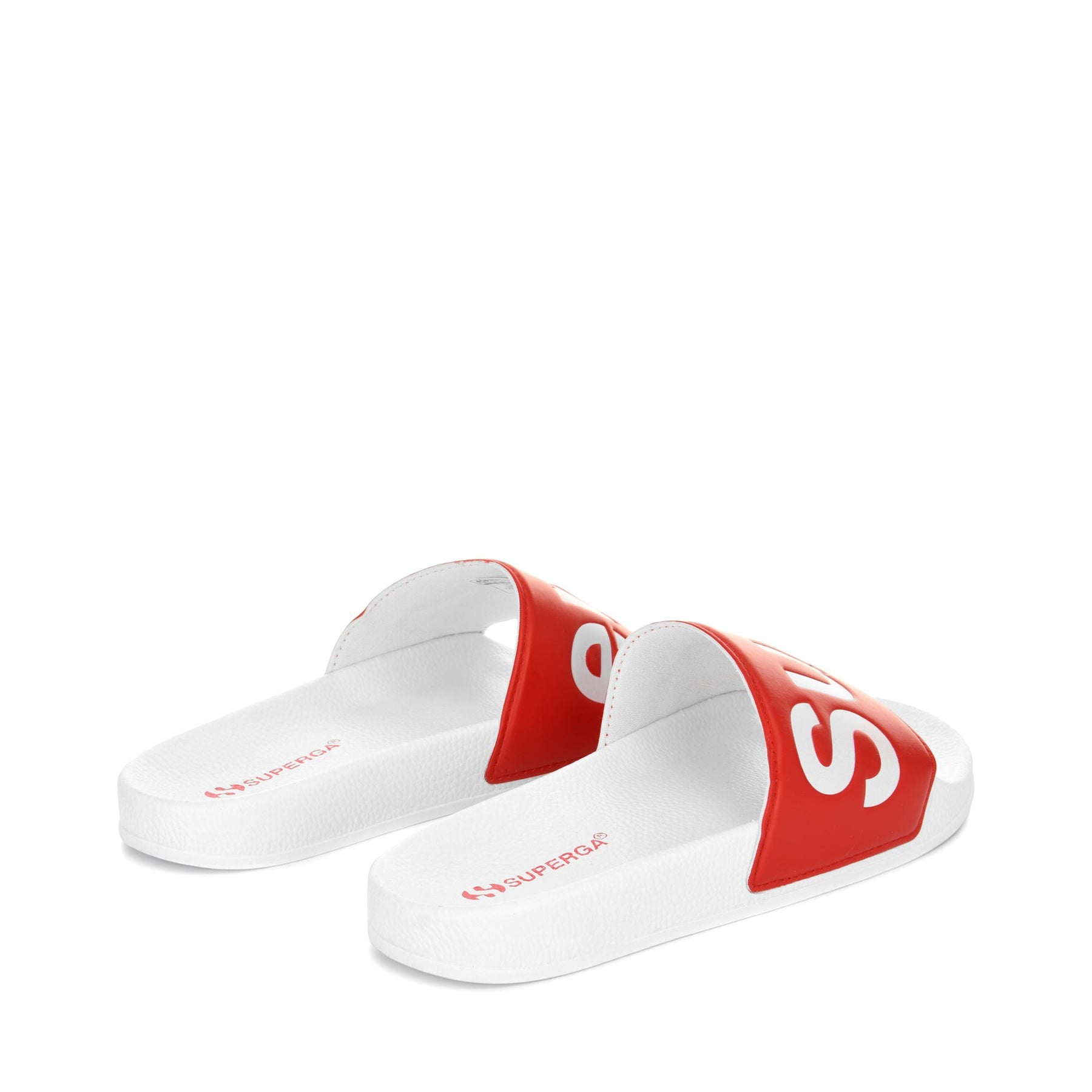 Superga 1908 SLIDES POLYSOFTWHITE-RED Acquista Ora