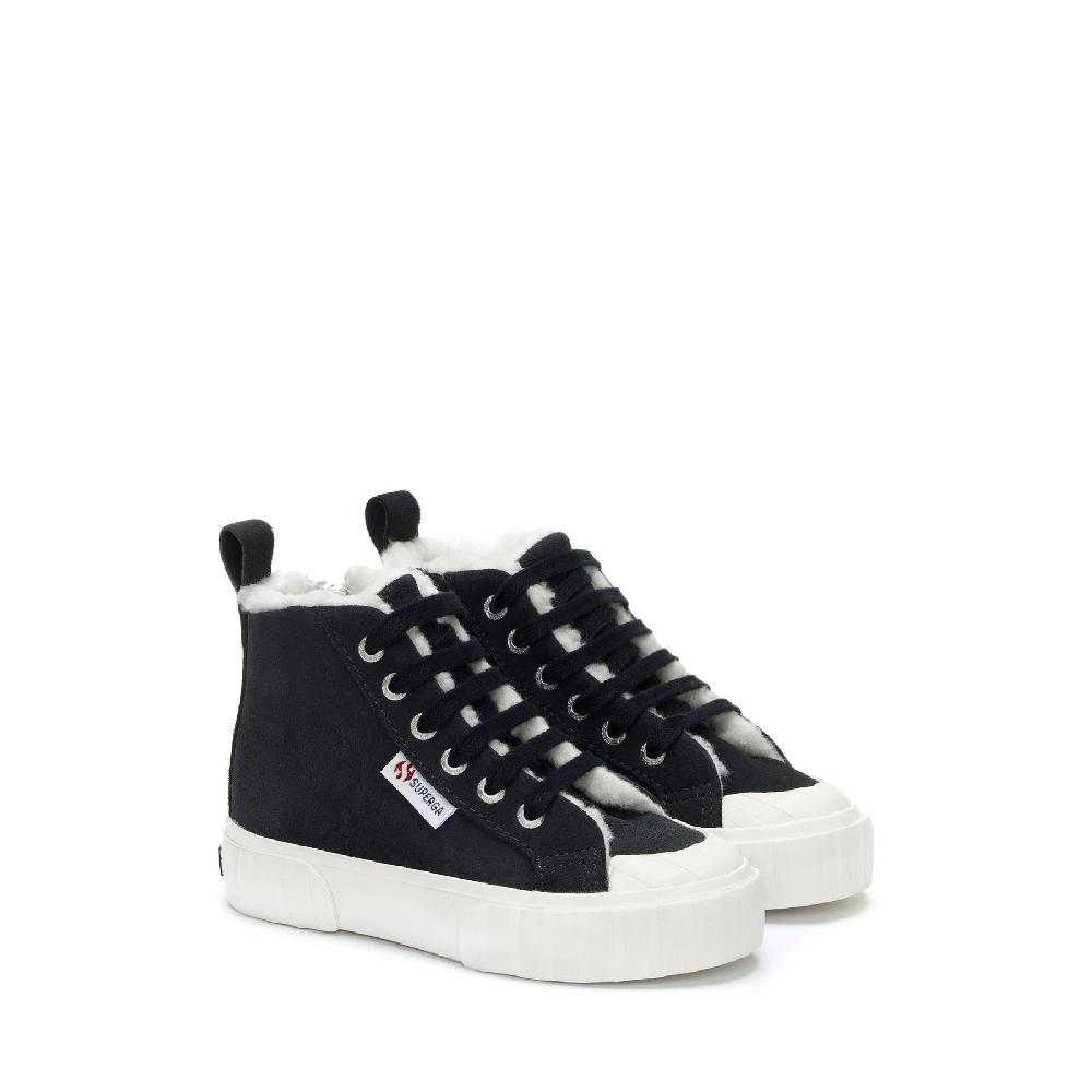Superga 2696 KIDS STRIPE SUEDEBLUE GREY DK-FAVORIO Outlet