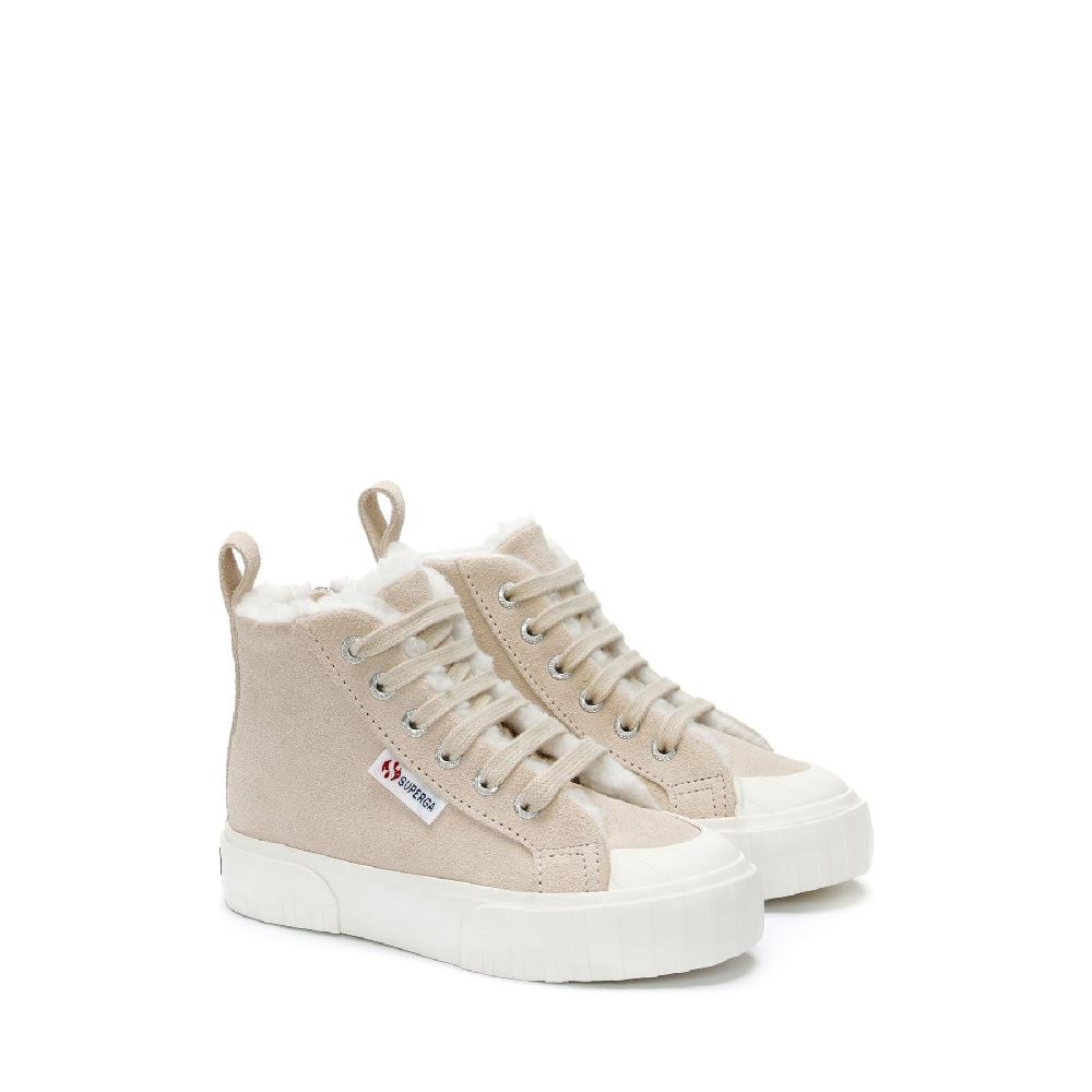 Superga 2696 KIDS STRIPE SUEDEPINK ALMOND-FAVORIO Saldi