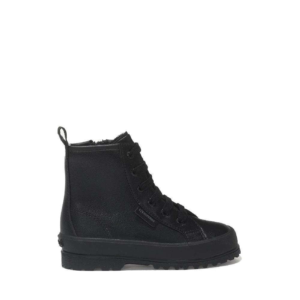 Superga 2643 KIDS ALPINA VEGAN MATERIALTOTAL BLACK