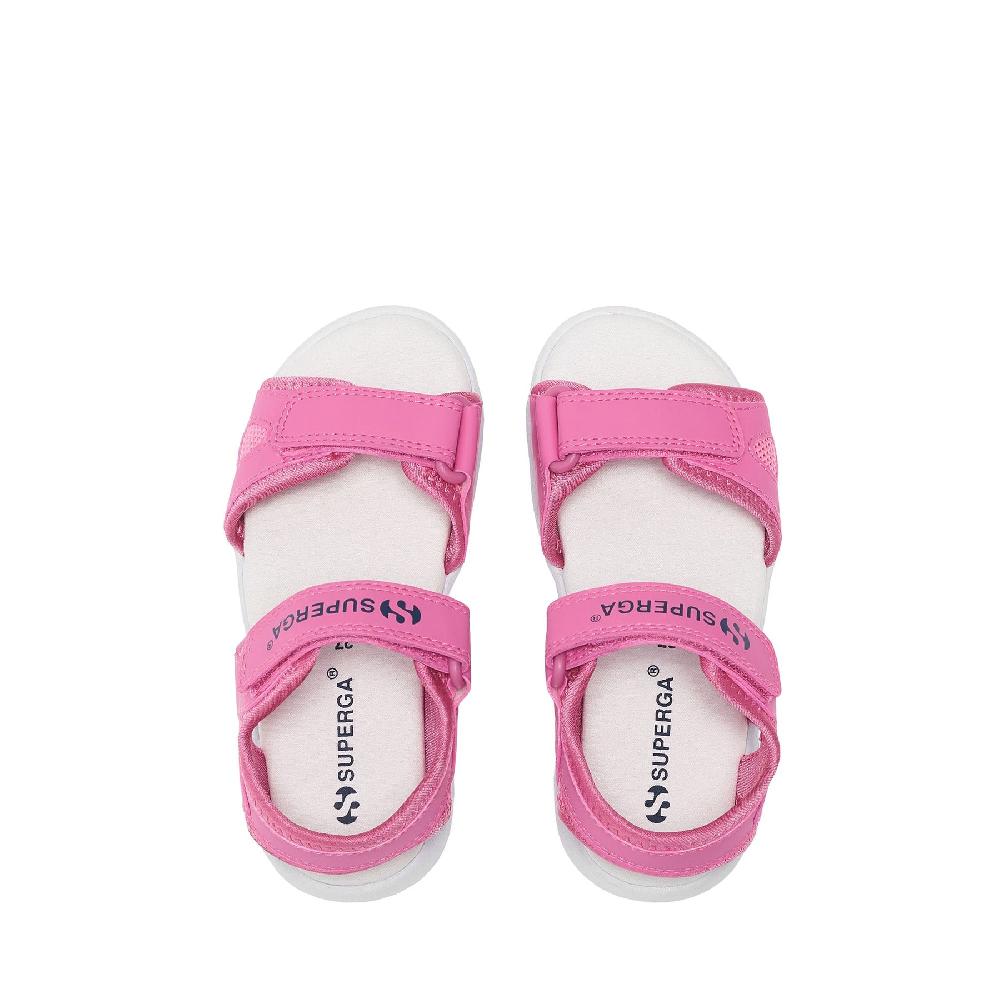 Superga 3999 KIDS SYNTHETIC MATERIALPINK FUCHSIA-WHITE Affare Del Giorno