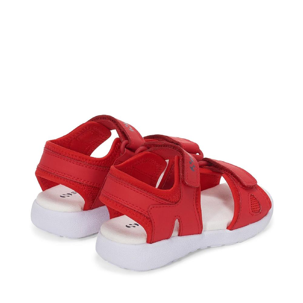 Superga 3999 KIDS SYNTHETIC MATERIALRED-WHITE Prezzo Ridotto