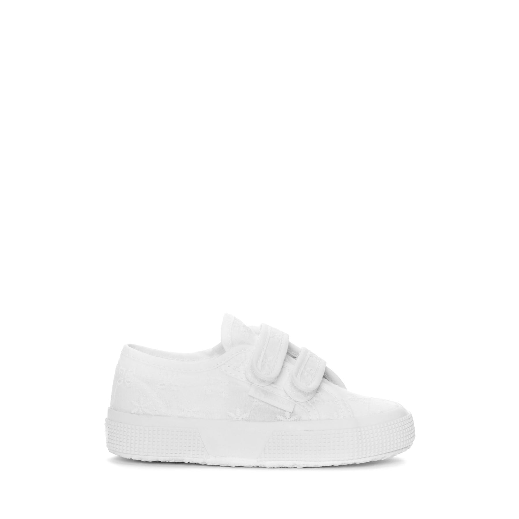 Superga 2750 KIDS STRAPS FLOWER SANGALLOTOTAL WHITE