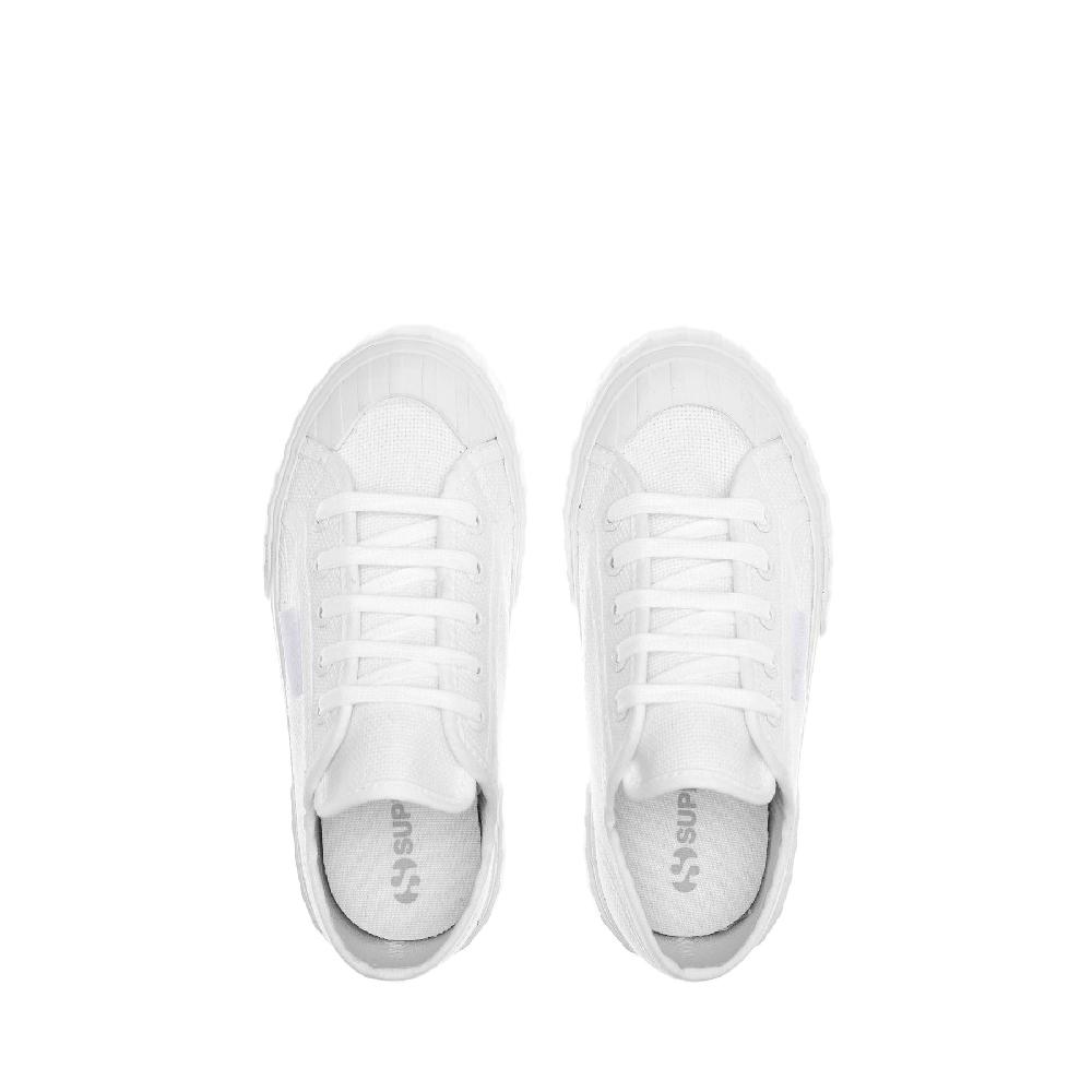 Superga 2630 KIDS STRIPETOTAL WHITE Hotsell