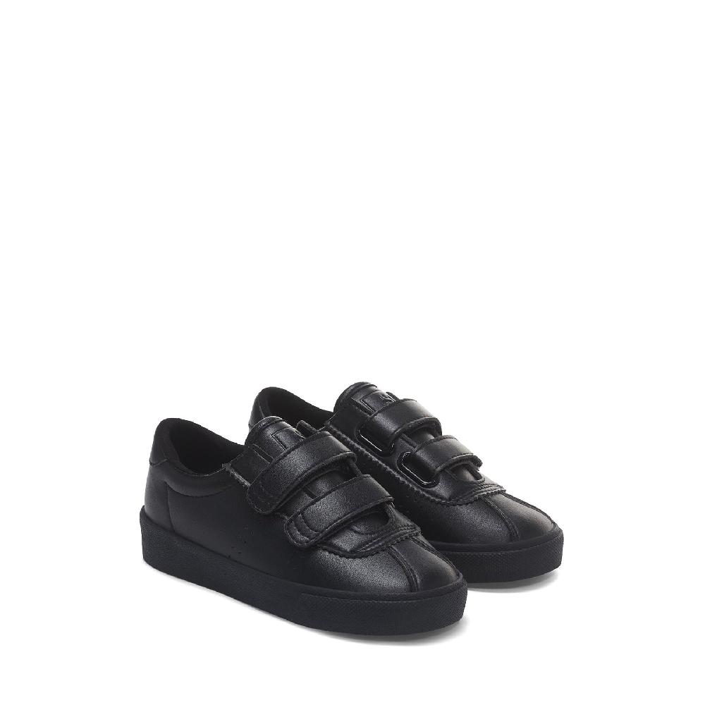 Superga 2843 KIDS CLUB S STRAPS VEGAN MATERIALTOTAL BLACK Affare Del Giorno