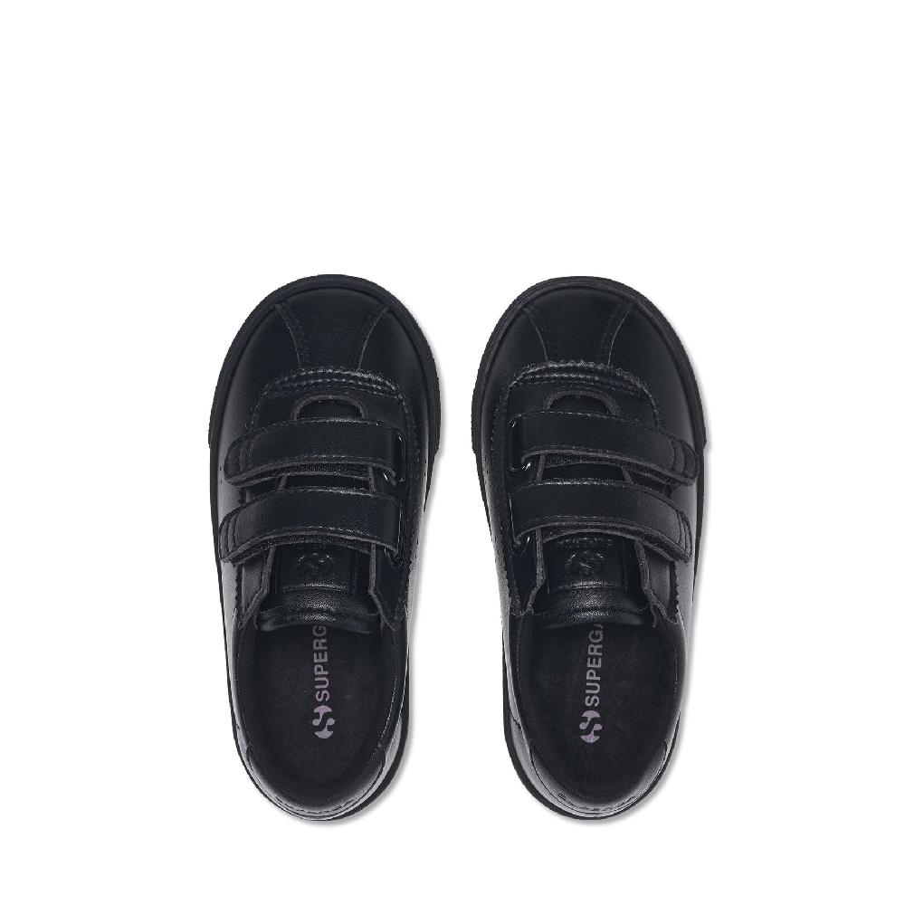 Superga 2843 KIDS CLUB S STRAPS VEGAN MATERIALTOTAL BLACK Affare Del Giorno