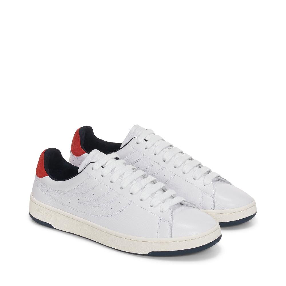 Superga 4833 LENDL MATCHWHITE-NAVY-RED In Saldo