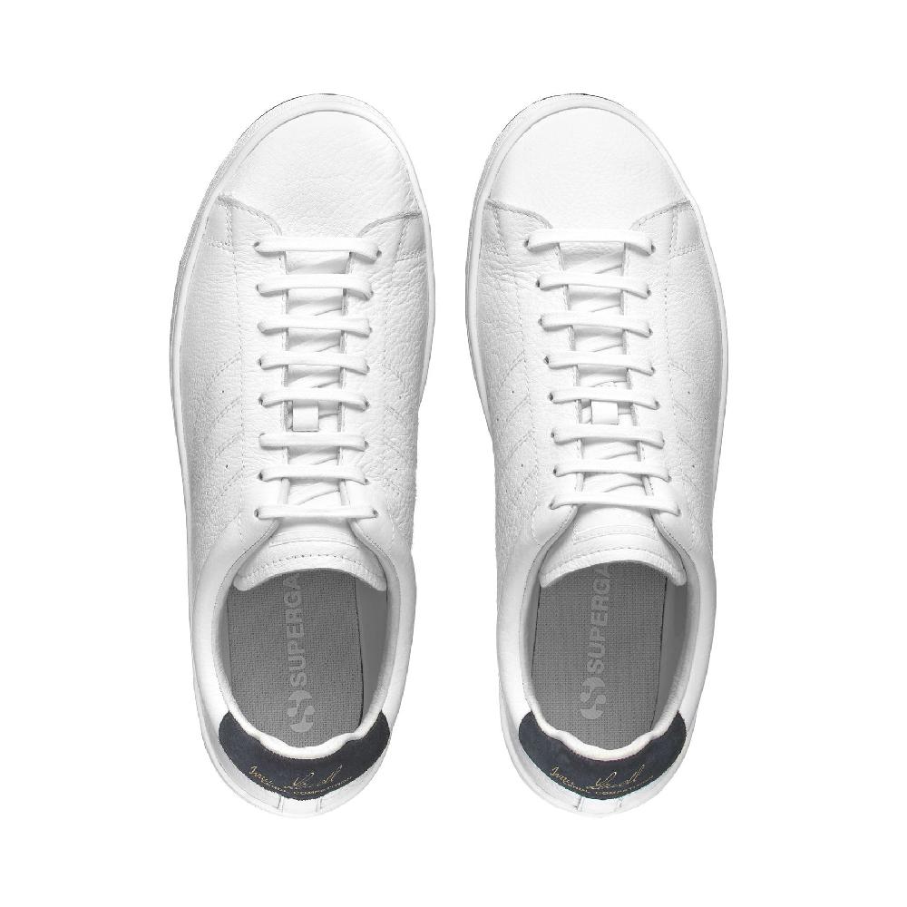 Superga 4833 LENDL MATCHWHITE-BLUE GREY DK Nuova