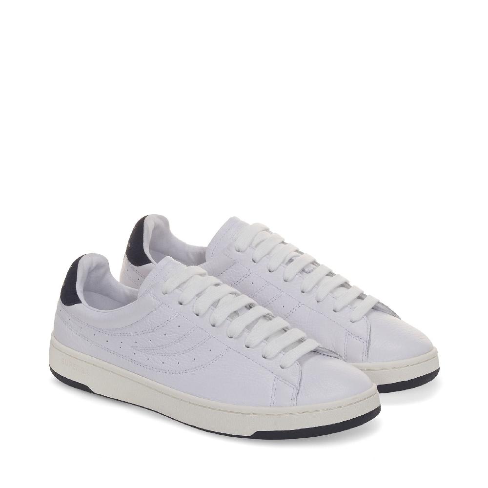 Superga 4833 LENDL MATCHWHITE-WHITE AVORIO-NAVY Moda
