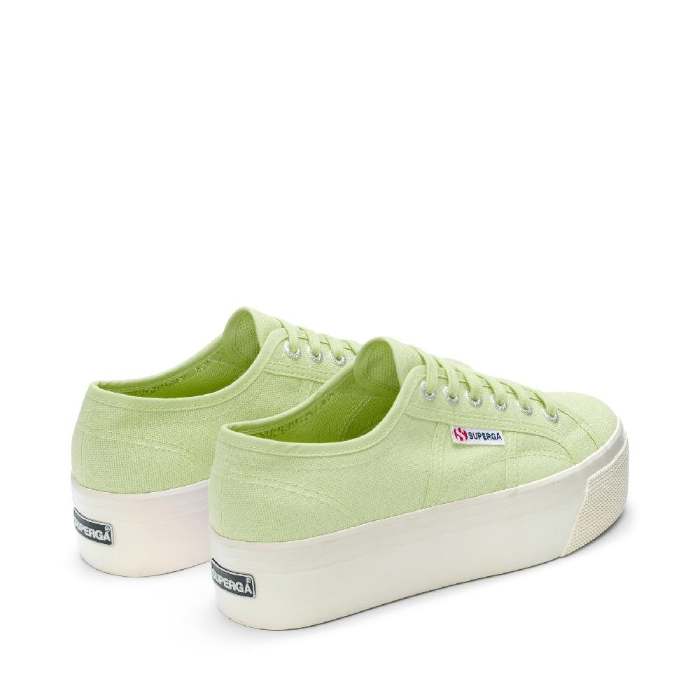 Superga 2790 PLATFORMGREEN PRIMROSE-F AVORIO Convenienza