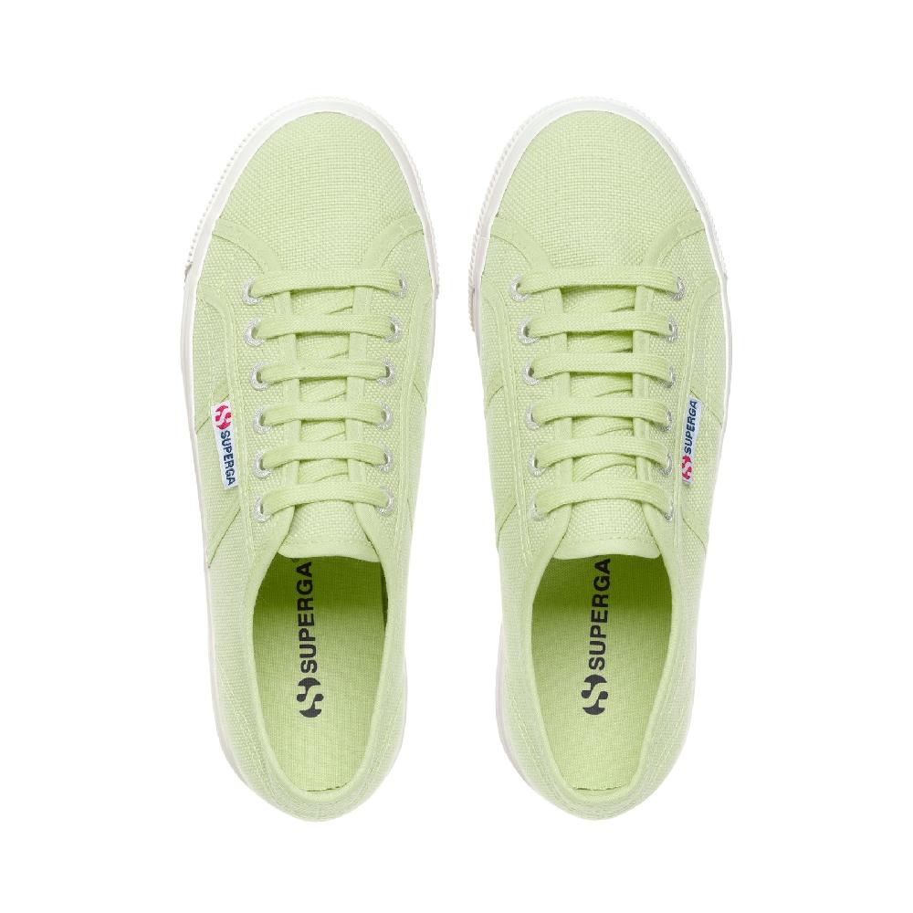 Superga 2790 PLATFORMGREEN PRIMROSE-F AVORIO Convenienza