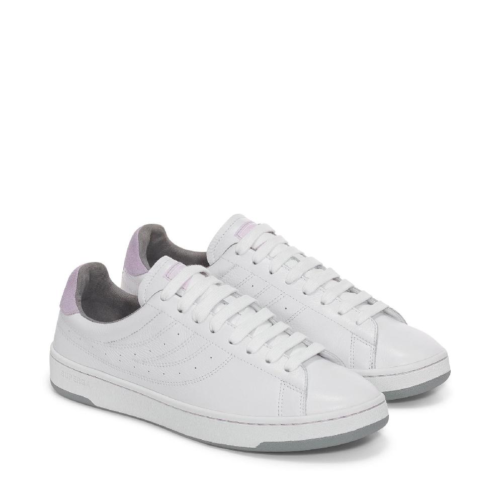 Superga 4833 LENDL MATCHWHITE-VIOLET LILLA-GREY MD Novità
