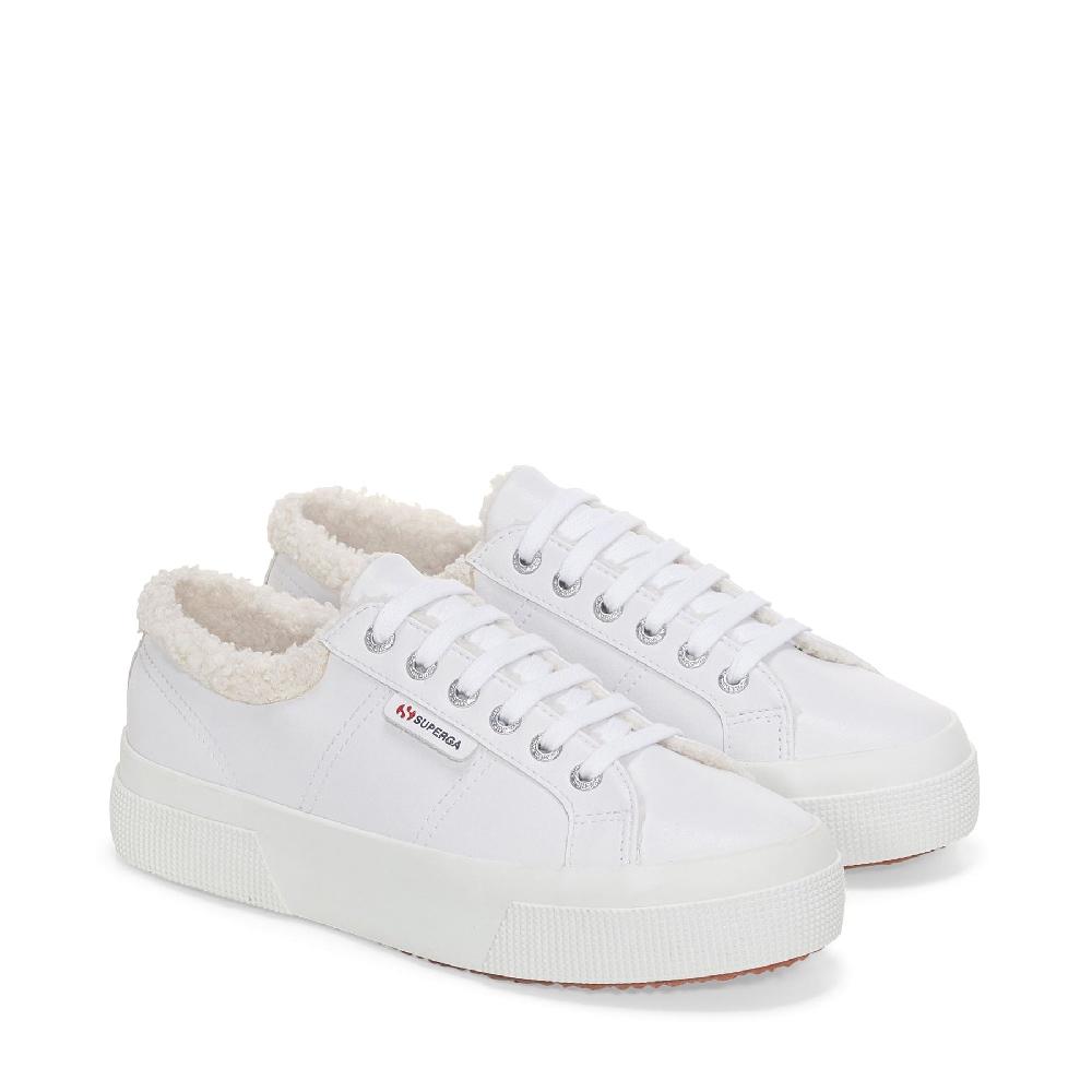 Superga 2740 PLATFORM VEGAN MATERIALWHITE ICE Promozione