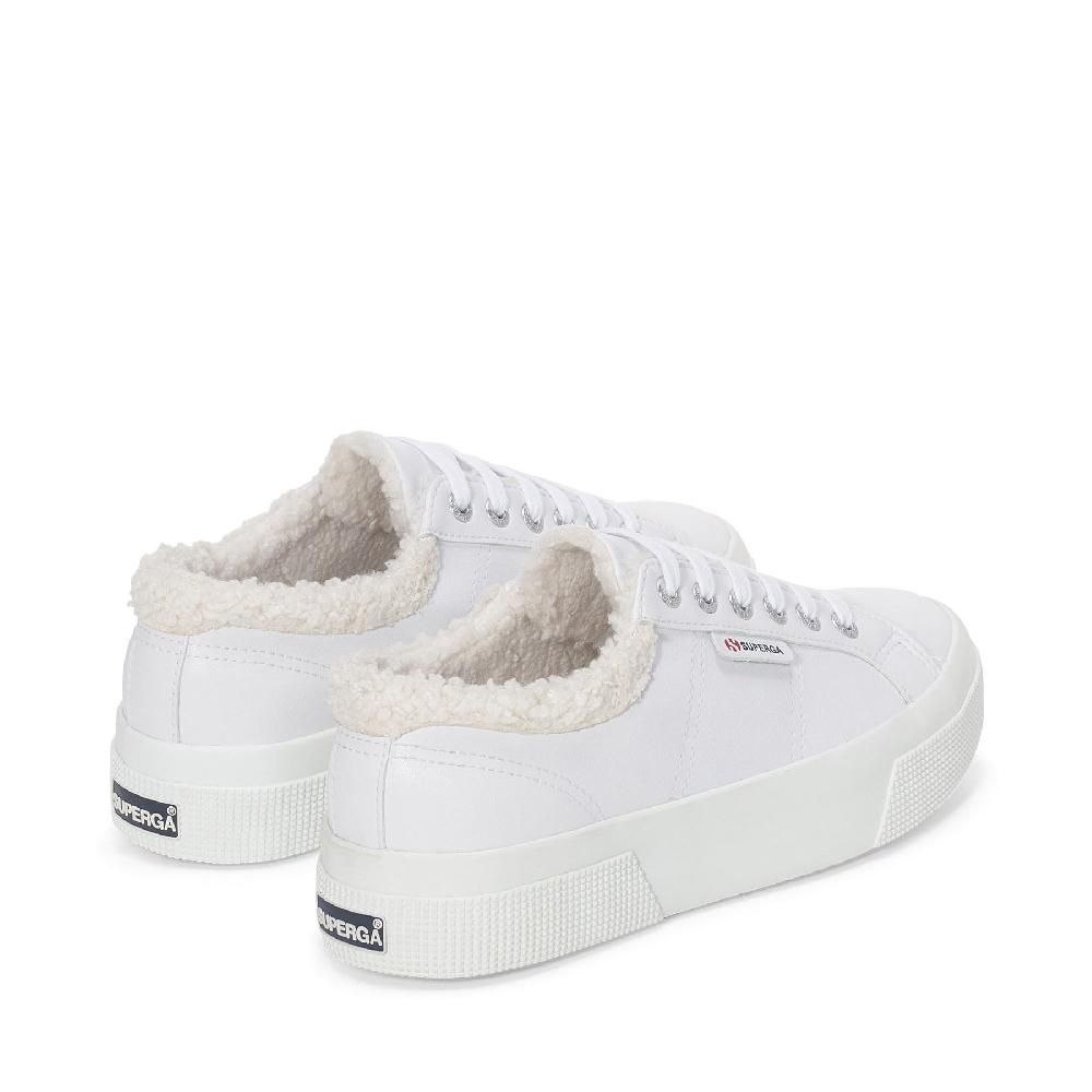 Superga 2740 PLATFORM VEGAN MATERIALWHITE ICE Promozione