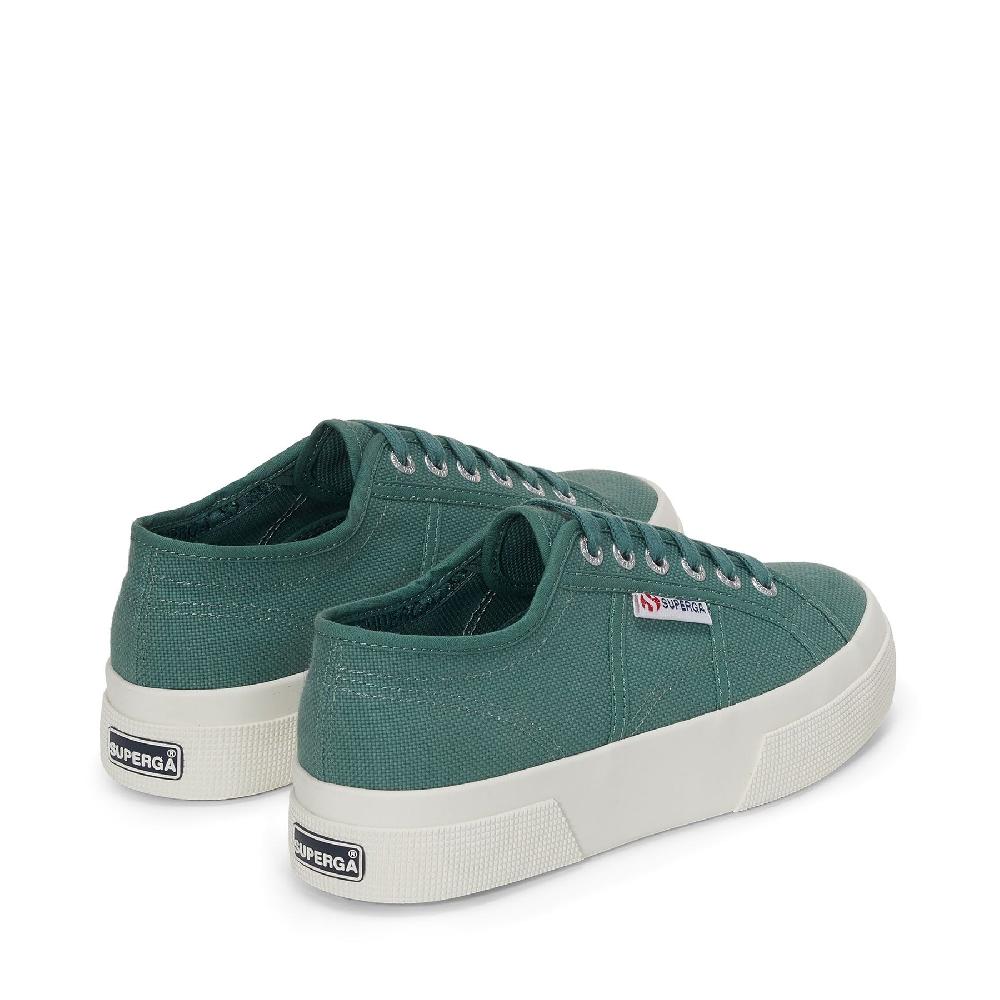 Superga 2740 PLATFORMGREEN DUSTY-FAVORIO Sottocosto