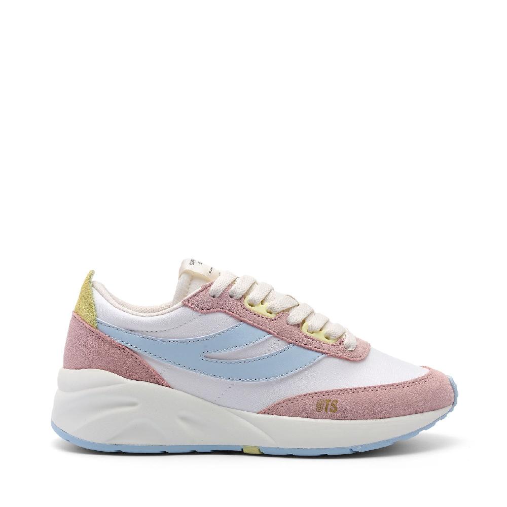 Superga 4089 TRAINING 9TS SLIMPINK ISH-GREY LILLA-SUNNY LIME-WHITE AVORIO