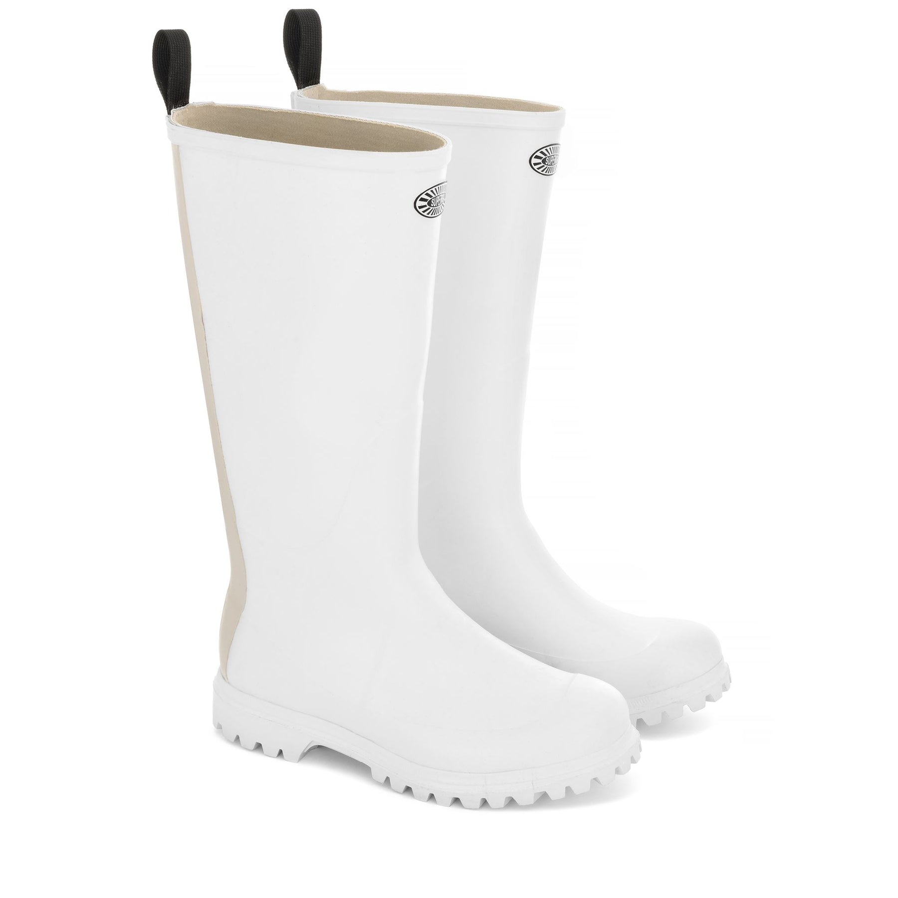 Superga 799 RUBBER BOOTS LETTERINGWHITE Lightning offer